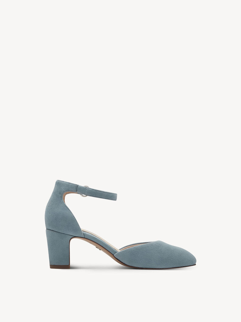 Lederpumps - blau, LIGHT BLUE, hi-res