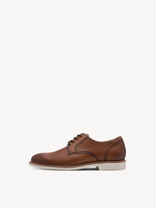 Low shoes, COGNAC LEATHER, hi-res
