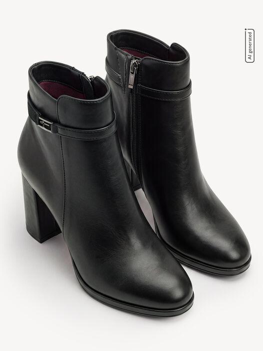 Enkellaarsje, BLACK MATT, hi-res