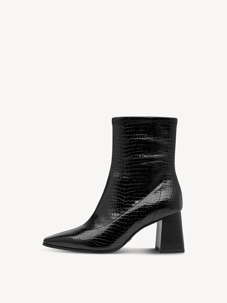 Stiefelette - schwarz, BLACK CROCO, hi-res