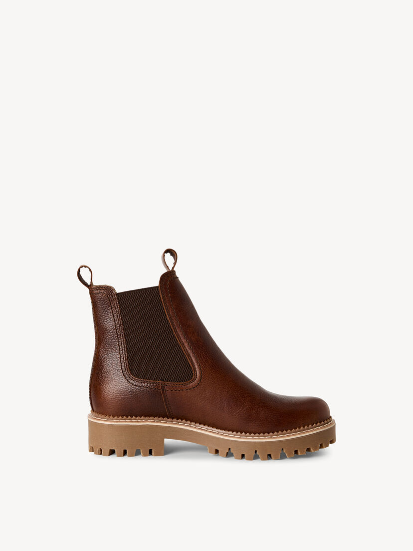 Chelseaboot, cognac, hi-res