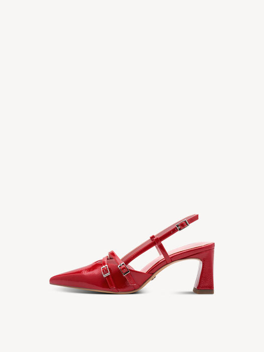 Slingpumps, RED, hi-res