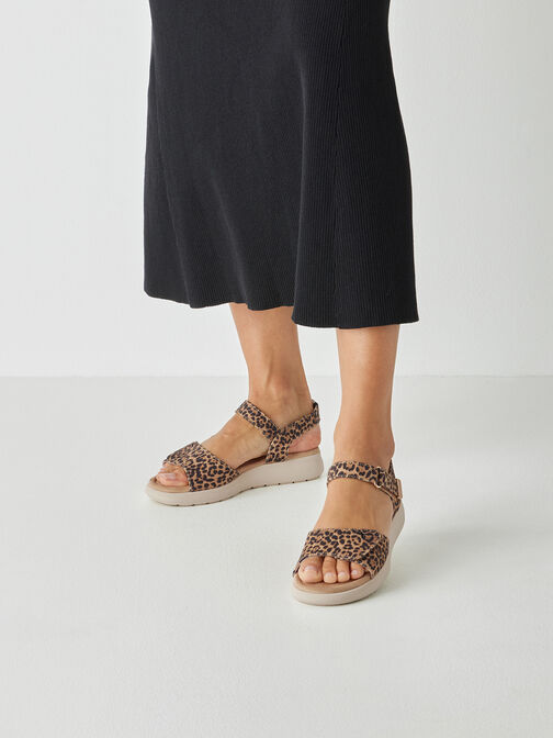 Sandale &agrave; talon, LEOPARD, hi-res