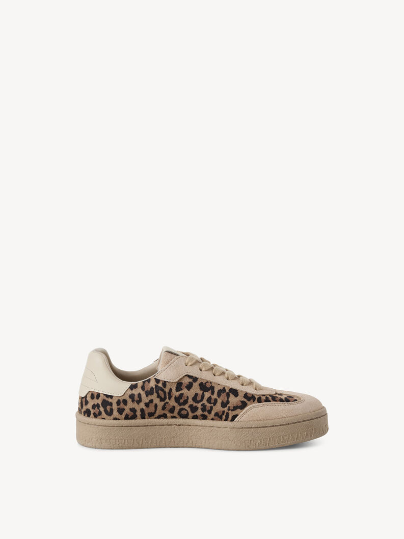 Leren Sneaker - bruin, LEOPARD COMB, hi-res