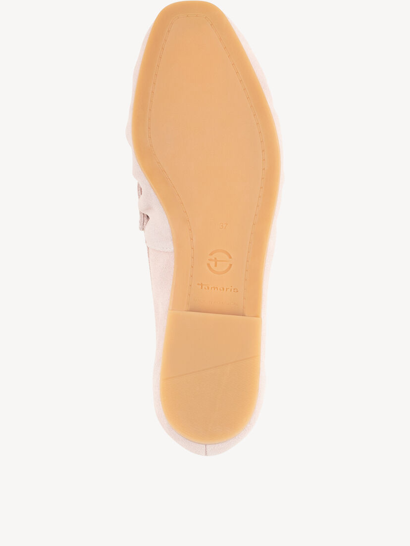 Leren Mocassin - roze, LIGHT ROSE, hi-res