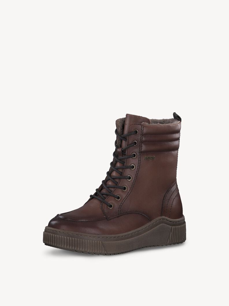 Leather Bootie - brown, COGNAC UNI, hi-res