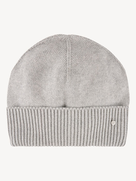 Beanie, Light Grey Melange, hi-res