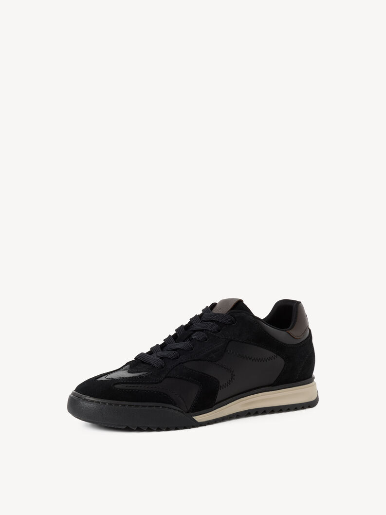 Basket en cuir - noir, BLACK COMB, hi-res
