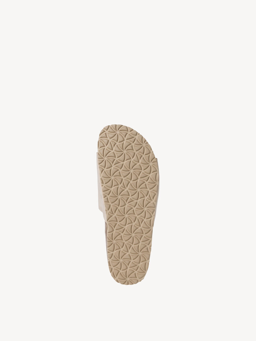 Leren Slipper - beige, ANTELOPE, hi-res