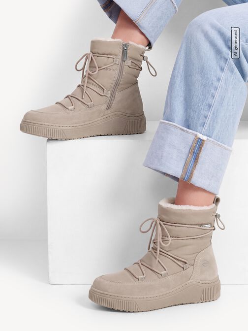 Stiefelette, beige, hi-res
