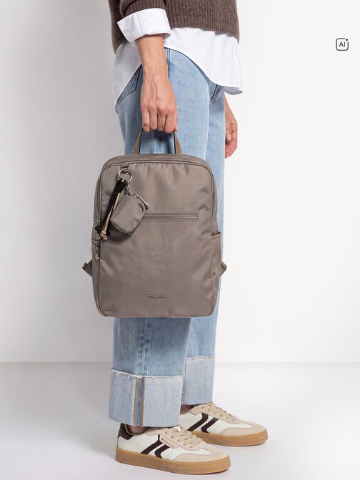 Rucksack, taupe, hi-res