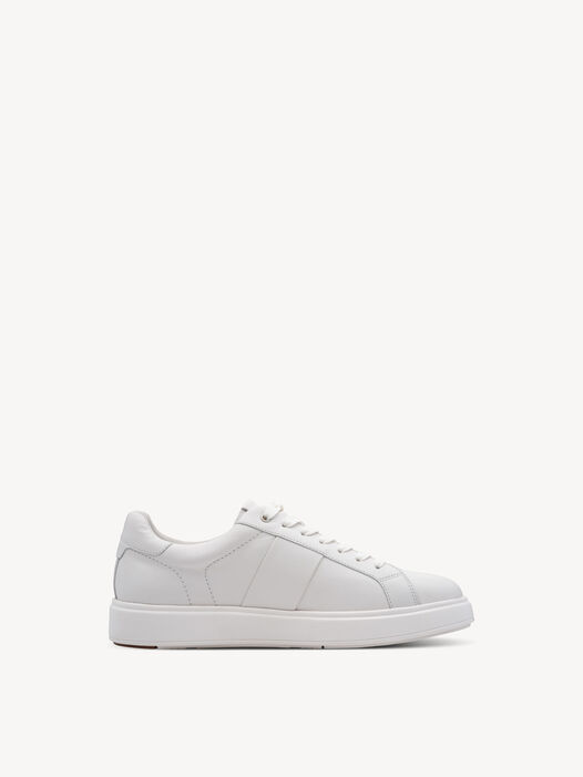 Sneaker, WHITE LEATHER, hi-res