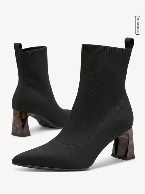 Bootie, BLACK, hi-res