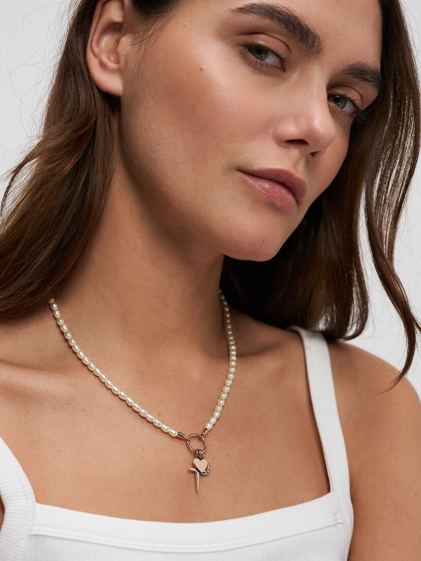 Halskettinge - rosegoud, ros&eacute;gold, hi-res