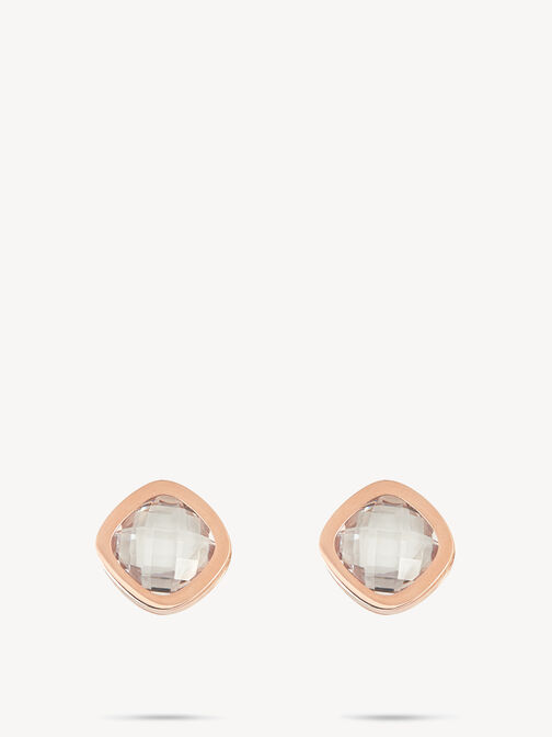 Oorringen, ros&eacute;gold, hi-res