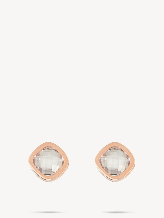 Oorringen, ros&eacute;gold, hi-res