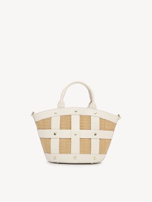 Shopping bag, beige, hi-res