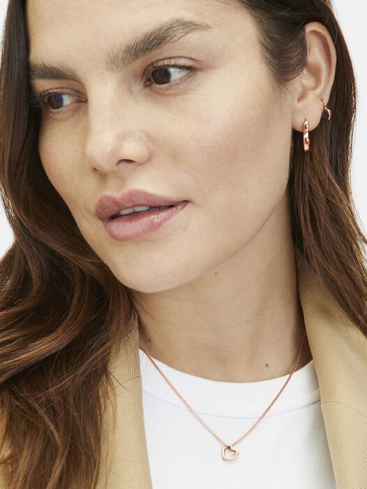 Halskettinge, roségold, hi-res