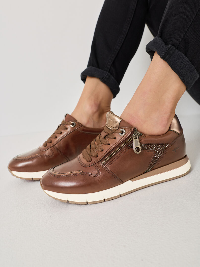 Sneaker, COGNAC, hi-res