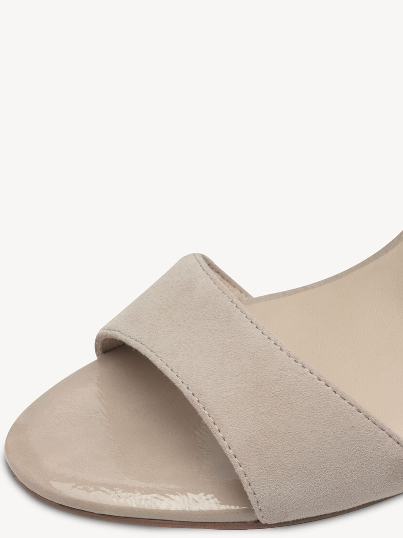 Leren Sandaaltje - grijs, GREY SUEDE, hi-res