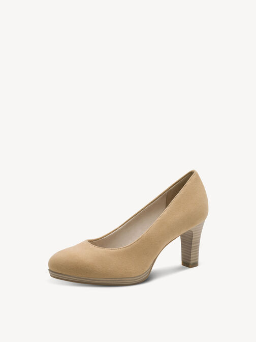 Escarpin, TAN SUEDE, hi-res
