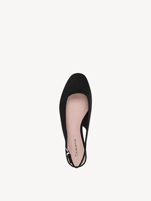 Slingpumps, BLACK, hi-res