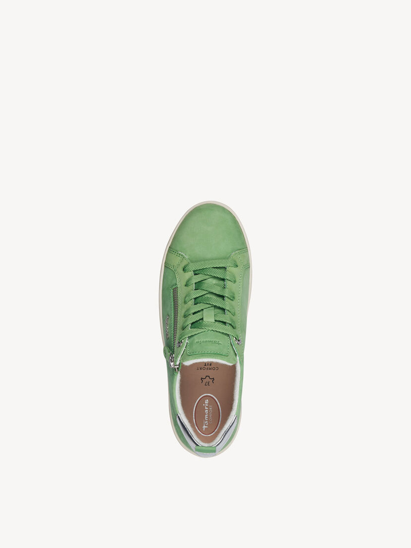 Sneaker, LT GREEN NUBUC, hi-res