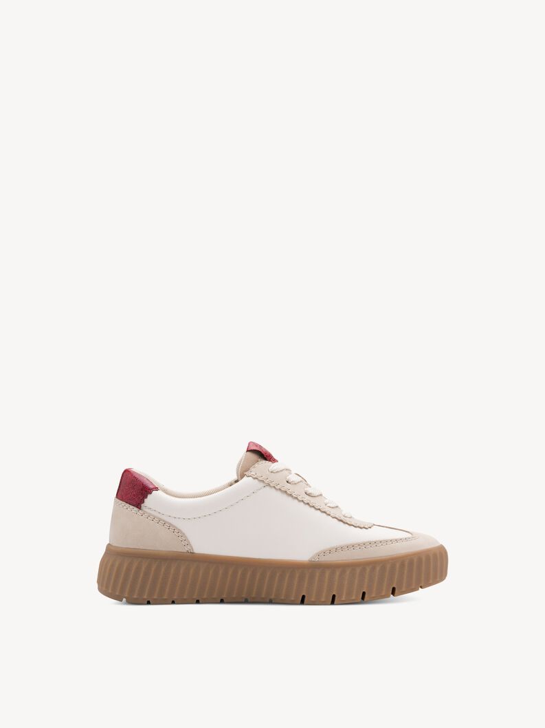 Tenisky - b&eacute;žov&aacute;, BEIGE/RED, hi-res
