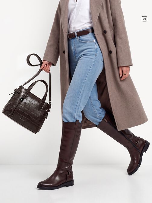 Shopper, brown, hi-res