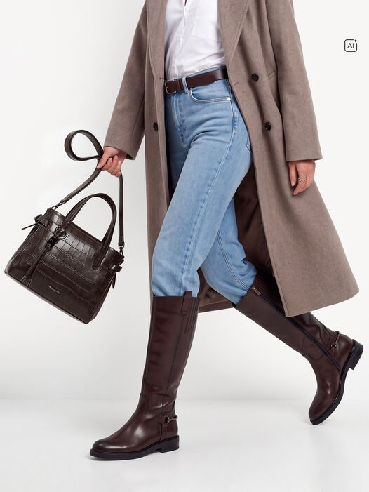 Shopper, brown, hi-res
