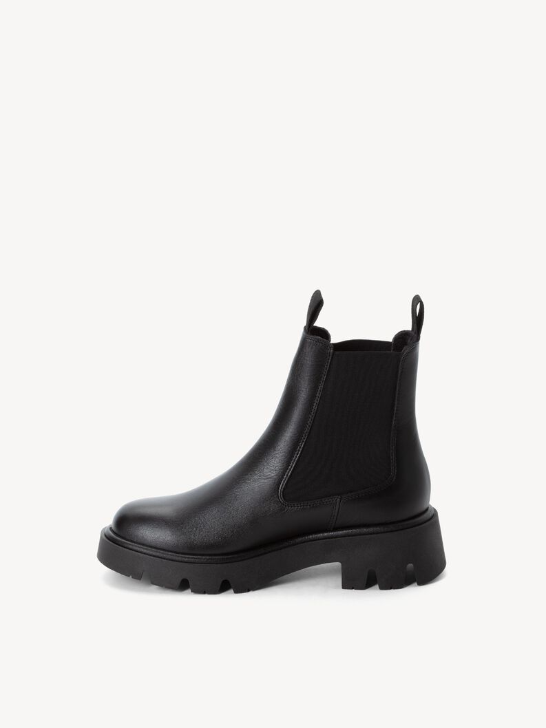 Chelsea boot, BLACK LEATHER, hi-res