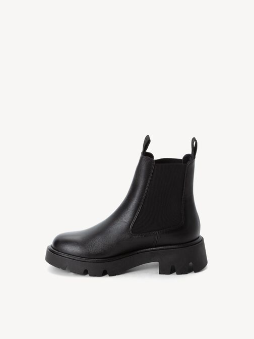 Chelsea boot, BLACK LEATHER, hi-res