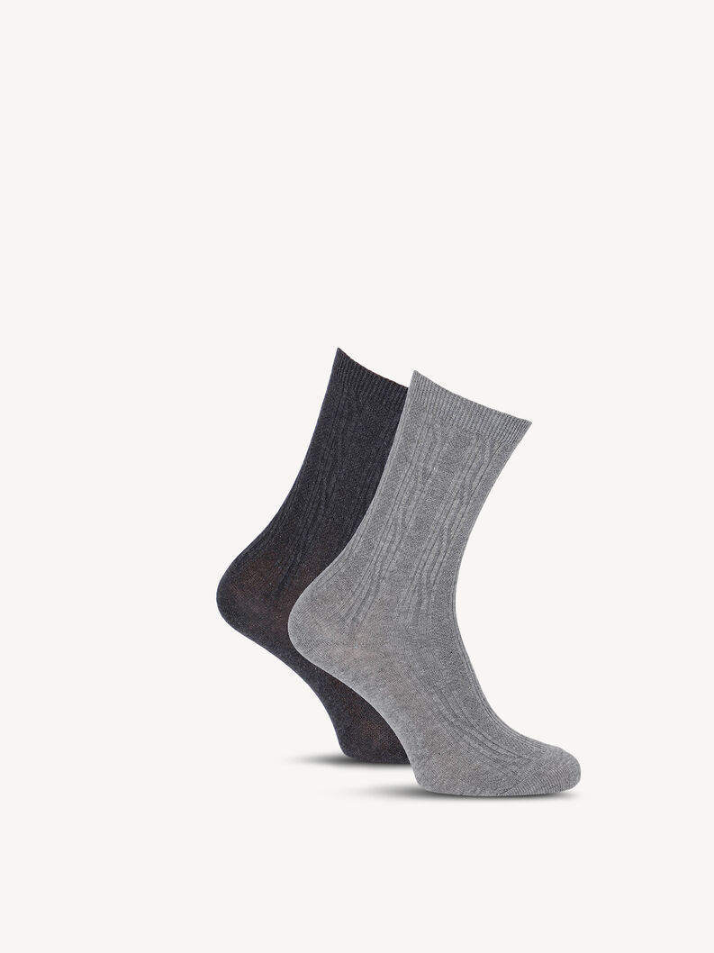 Lot de 2 paires de chaussettes - multicolore, Grey/Anthra., hi-res