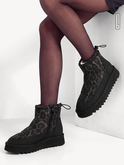 Stiefelette, BLACK/LEOPARD, hi-res