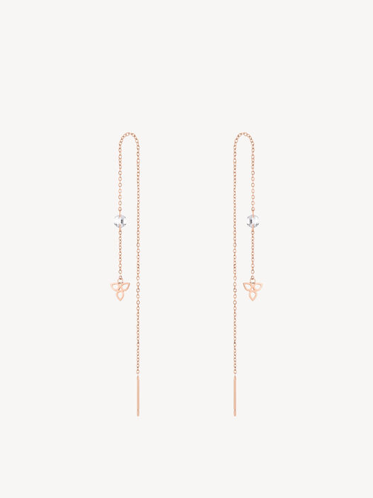 Oorringen, rosegold, hi-res