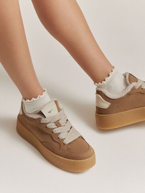 Sneaker, BEIGE, hi-res