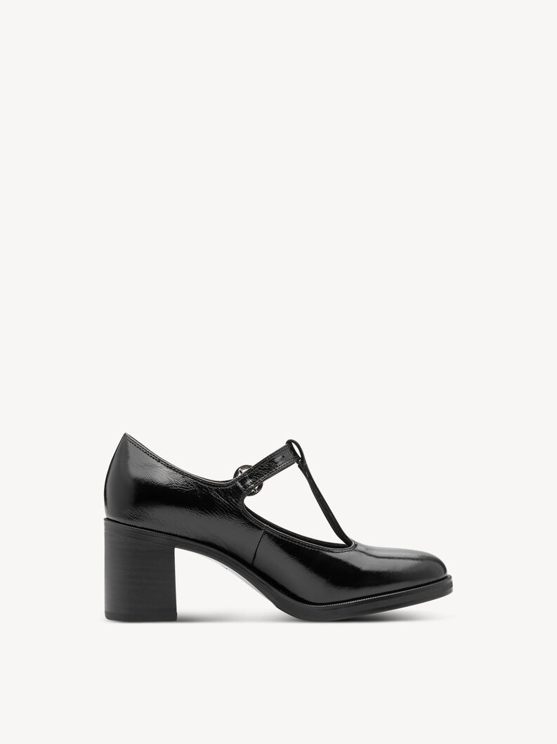 Lederpumps - schwarz, BLACK, hi-res