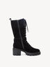 Leather Bootie - undefined, BLACK, hi-res