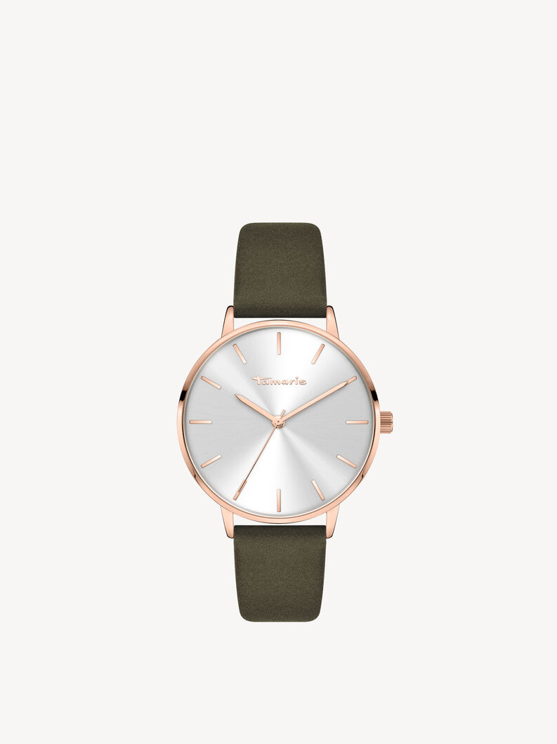 Uhr - gr&uuml;n, rosegold, hi-res