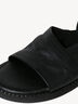 Leather Sandal - black, BLACK, hi-res