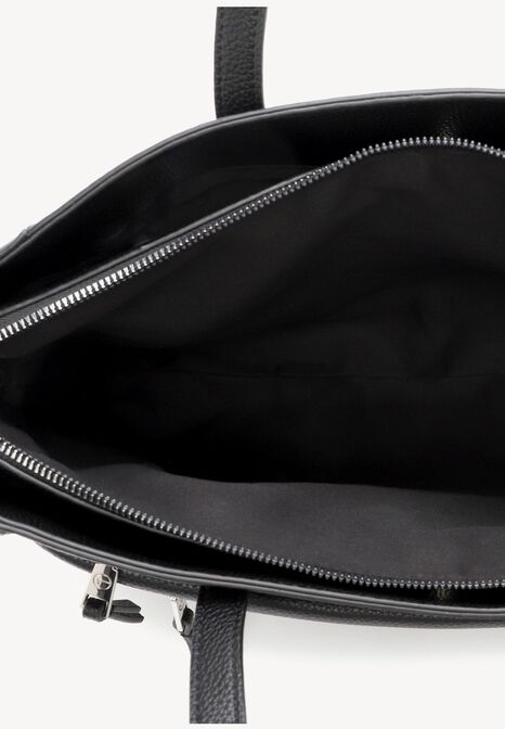 Shopping bag, black, hi-res
