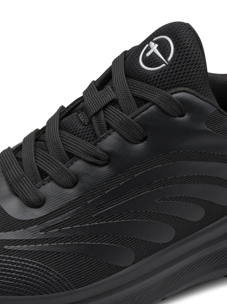 Sneaker - zwart, BLACK, hi-res