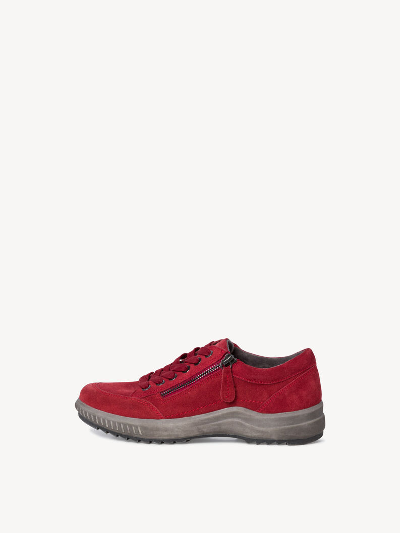 Leather Sneaker - red, FIRE, hi-res