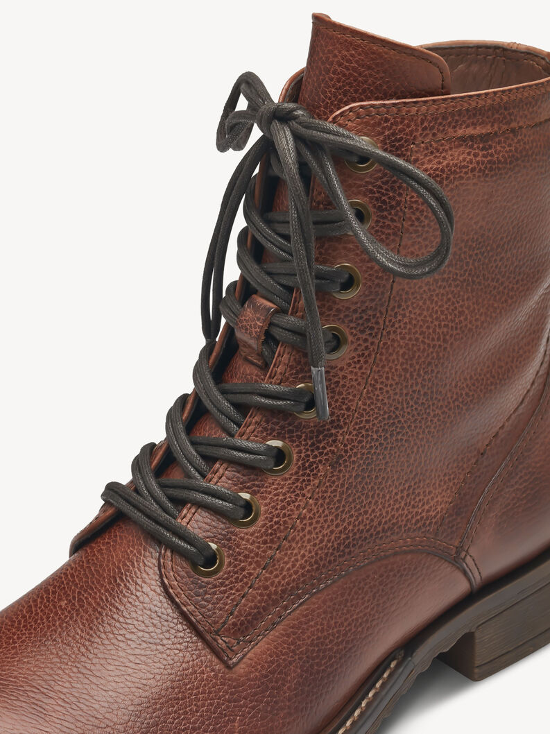 Leather Bootie - brown, COGNAC, hi-res