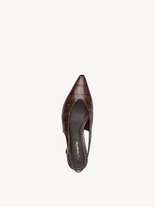 sling pumps, MUSCAT CROCO, hi-res
