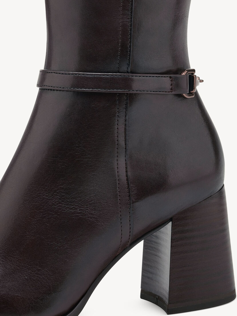 Leren Laarzen - bruin, MAHOGANY, hi-res