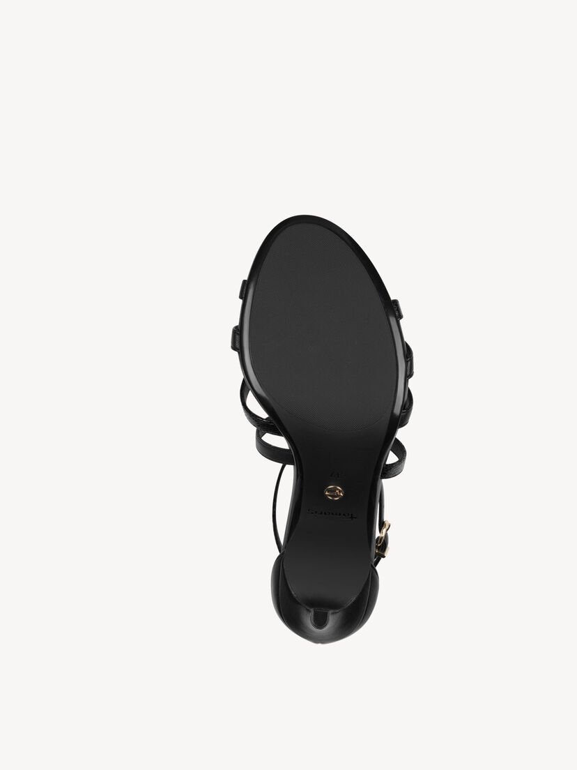 Sandaaltje - zwart, BLACK, hi-res