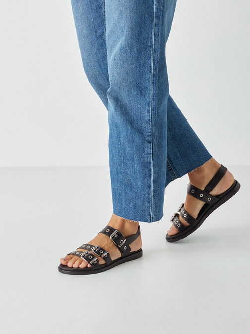 Sandale, BLACK, hi-res