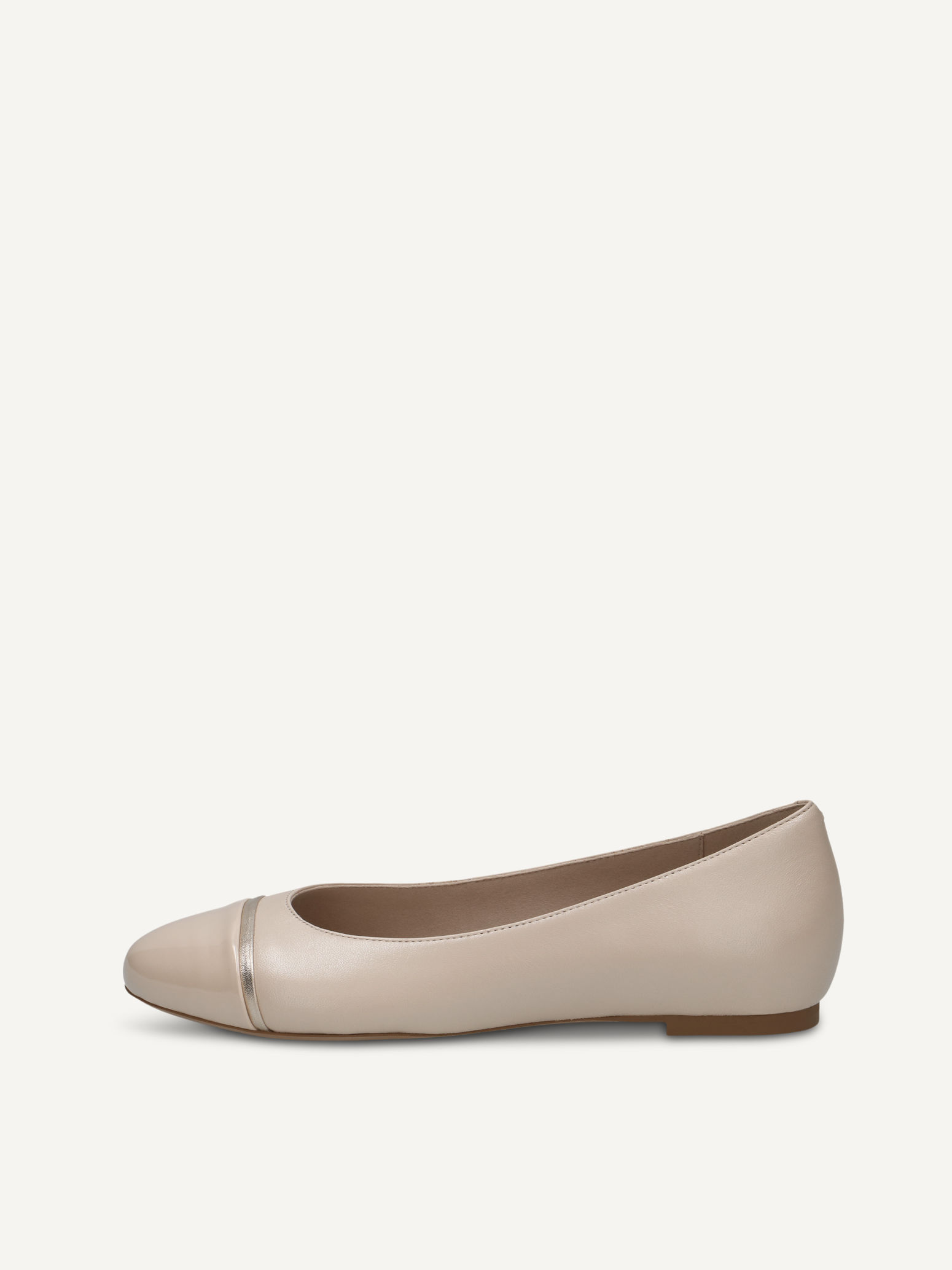 CAPRICE Ballerine beige en Mlange de matriaux de cuir et synthtique avec Talon bloc P40 56 €