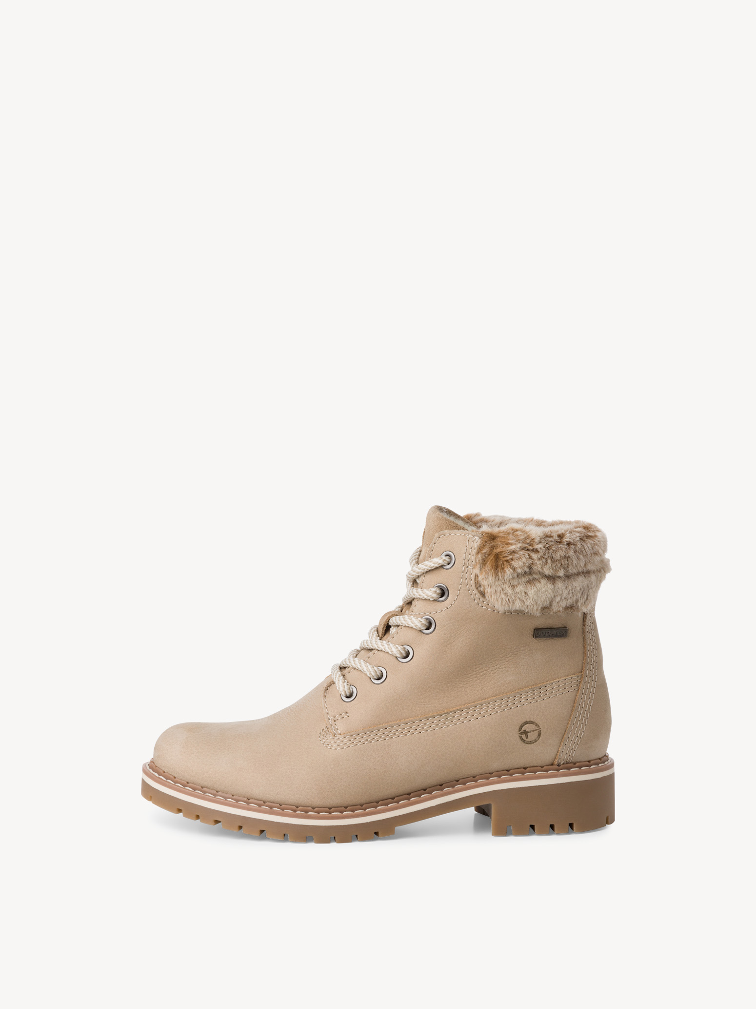 Stiefelette - beige Warmfutter